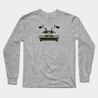 Back to the Future Day – Delorean Long Sleeve T-Shirt